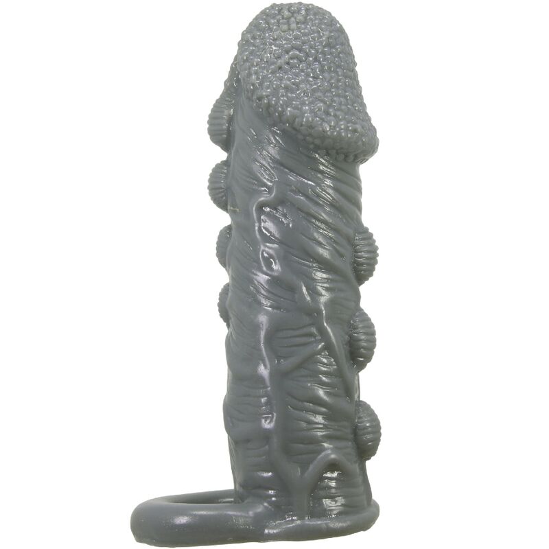 PRETTY LOVE - REALISTIC PENIS ENLARGER AND DELAY SLEEVE GREY - Amore24
