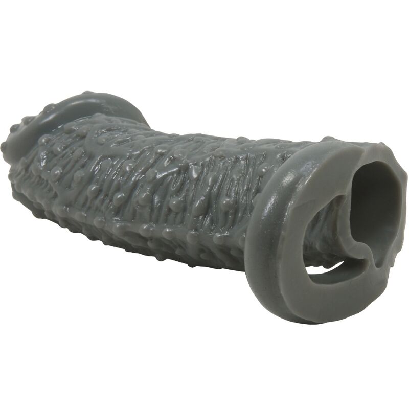 PRETTY LOVE - REALISTIC PENIS ENLARGER AND DELAY SLEEVE MODEL 2 GREY - Amore24