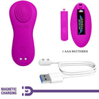 PRETTY LOVE - ROMARIO LAY-ON CLITORIS STIMULATOR REMOTE CONTROL PINK - Amore24