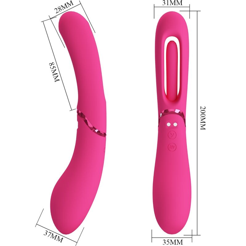 ROMANCE - LEXIE G-SPOT VIBRATOR 7 VIBRATIONS PINK - Amore24