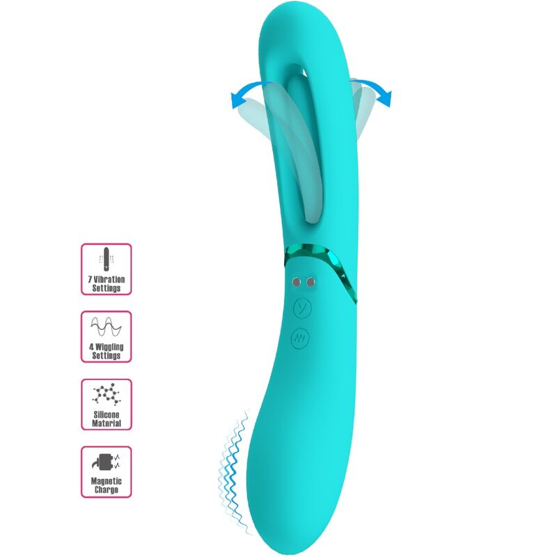 ROMANCE - LEXIE G-SPOT VIBRATOR 7 VIBRATIONS BLUE - Amore24