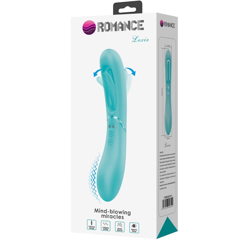ROMANCE - LEXIE G-SPOT VIBRATOR 7 VIBRATIONS BLUE - Amore24
