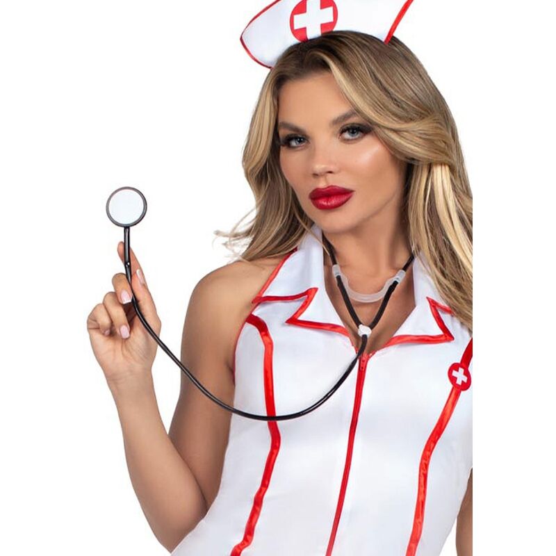 LEG AVENUE - HEAD NURSE COSTUME WHITE M/L - Amore24