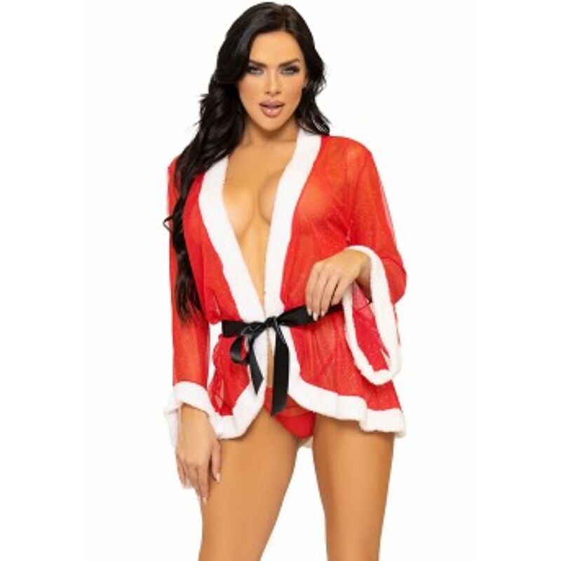 LEG AVENUE - SEXY CHRISTMAS LINGERIE COSTUME SANTA RED M/L - Amore24