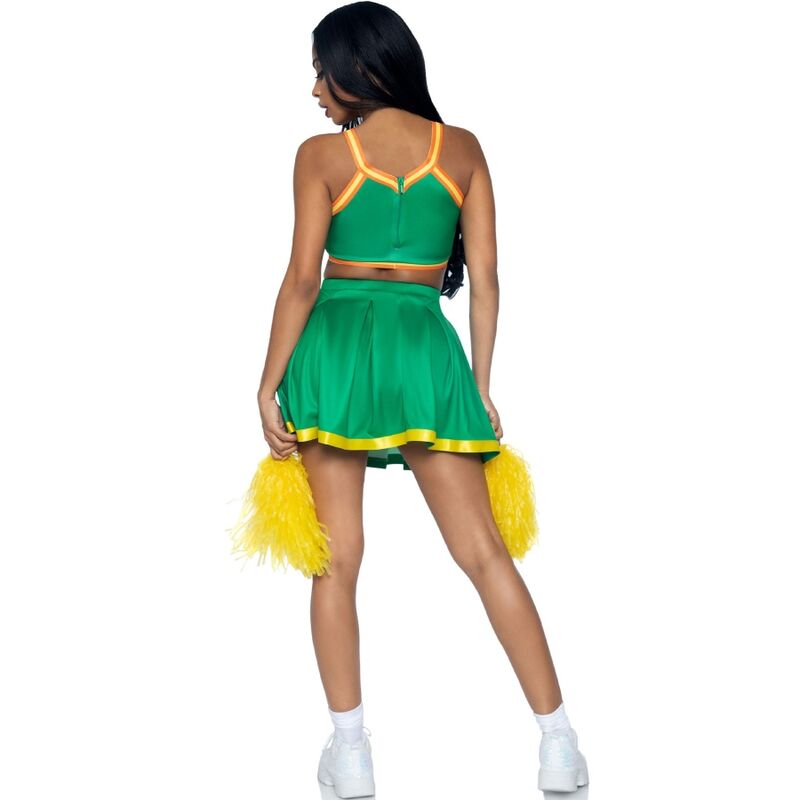 LEG AVENUE - COSTUME CHEERLEADER GREEN M/L - Amore24