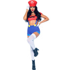 LEG AVENUE - SEXY COSTUME MARIO BROS RED/BLUE S - Amore24