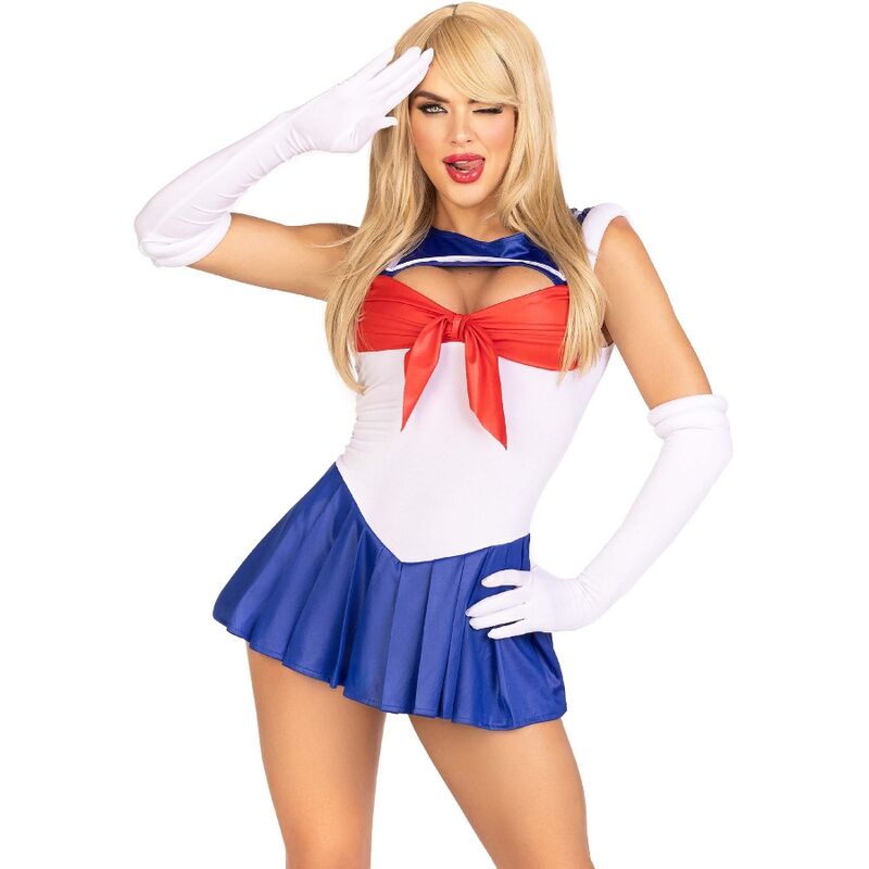 LEG AVENUE - COSTUME SEXY SAILOR MULTICOLOR M - Amore24
