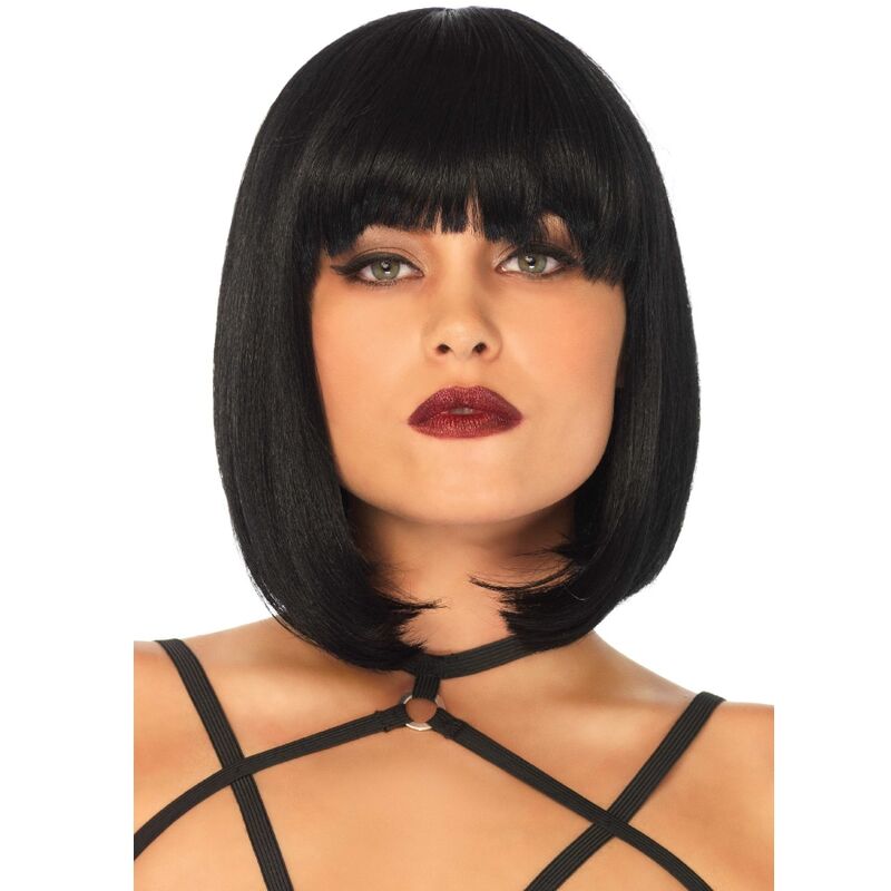 LEG AVENUE - SHORT NATURAL BOB WIG BLACK - Amore24
