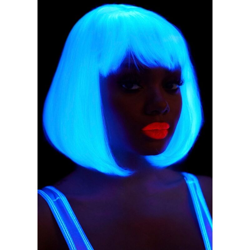 LEG AVENUE - PHOSPHORESCENT BOB CUT WIG WHITE - Amore24