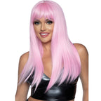LEG AVENUE - LONG STRAIGHT BANG WIG PINK - Amore24