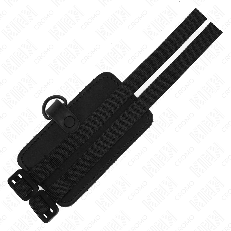 KINK - LEATHER PENIS RING WITH ADJUSTABLE STRAPS - Amore24