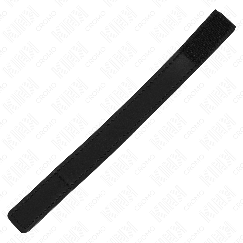 KINK - LEATHER PENIS RING WITH VELCRO CLOSURE 20 X 2 CM - Amore24