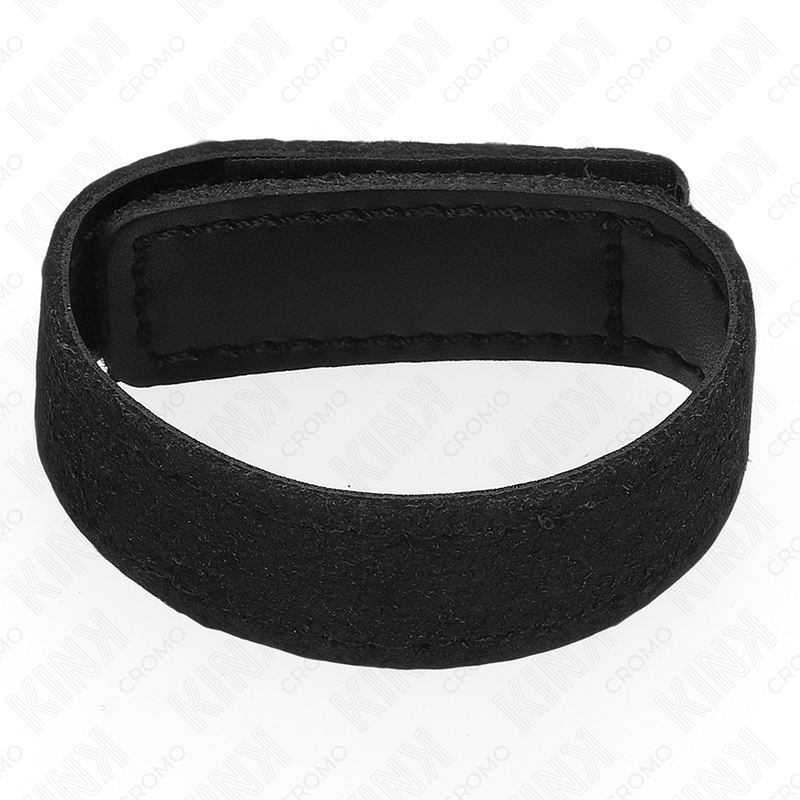 KINK - LEATHER PENIS RING WITH VELCRO CLOSURE 20 X 2 CM - Amore24