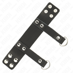 KINK - PENIS RING WITH "D" SHAPE RINGS 18.5 X 3.3 CM - Amore24
