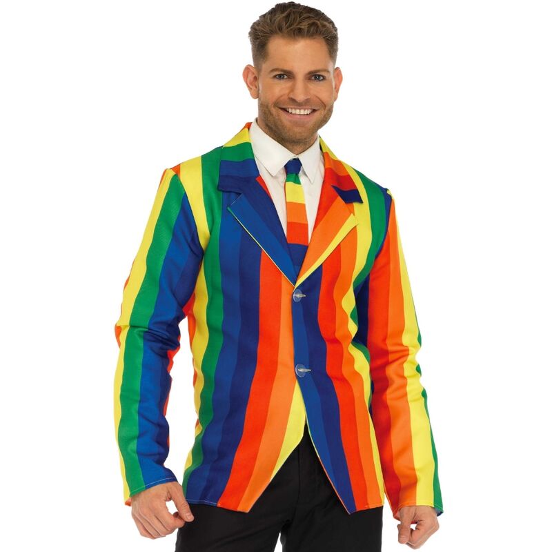 LEG AVENUE - BLAZER + TIE RAINBOW M - Amore24