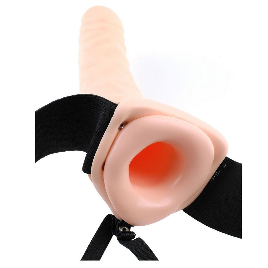 FETISH FANTASY SERIES - 19 CM HOLLOW STRAP - ON NATURAL - Amore24