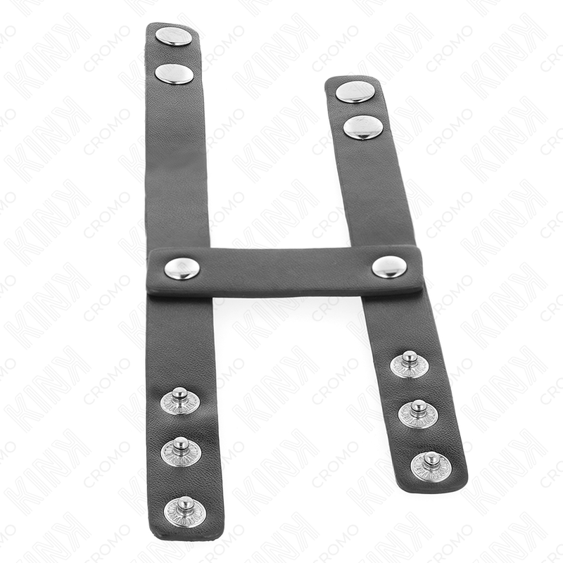 KINK - ADJUSTABLE DOUBLE LEATHER PENIS RING - Amore24