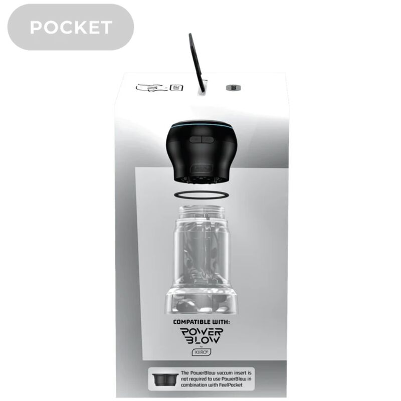 KIIROO - FEEL POCKET STROKER CRYSTAL BY KIIROO TRANSPARENT - Amore24