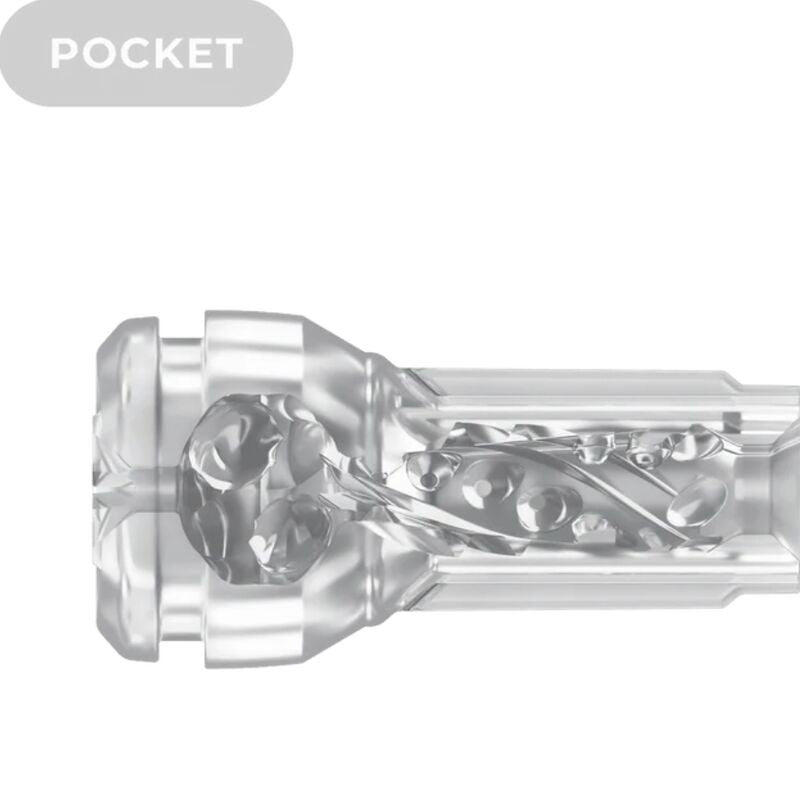 KIIROO - FEEL POCKET STROKER CRYSTAL BY KIIROO TRANSPARENT - Amore24