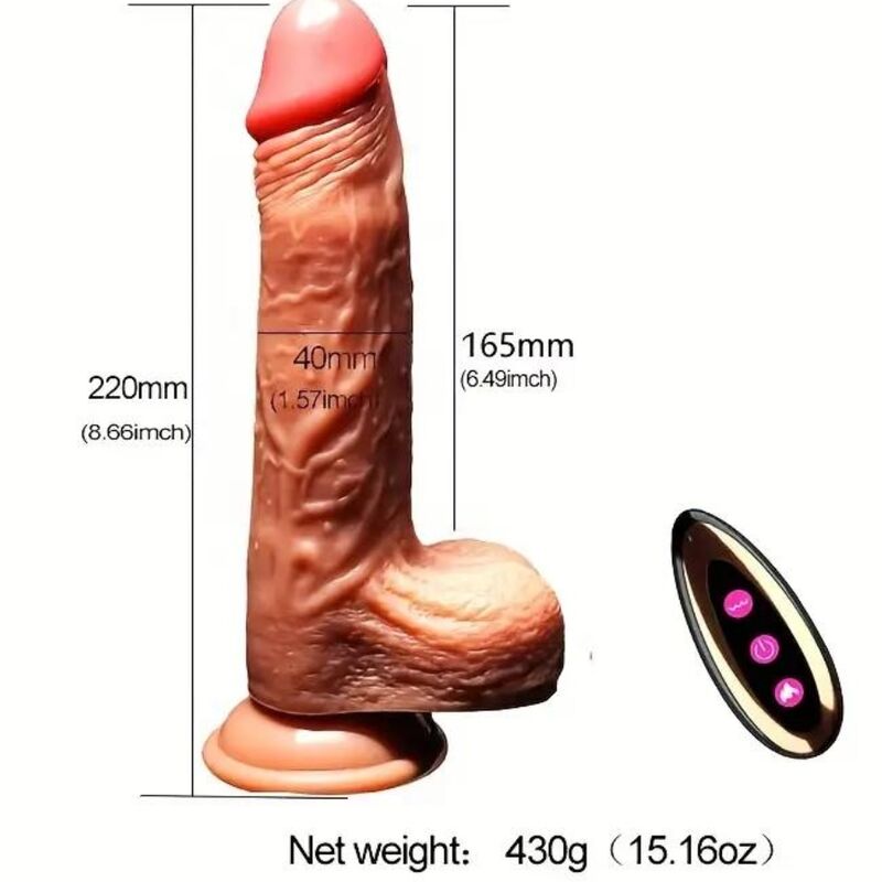 ARMONY - RECHARGEABLE VIBRATING REALISTIC DILDO - Amore24
