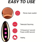 ARMONY - RECHARGEABLE VIBRATING REALISTIC DILDO - Amore24