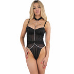 LIVCO CORSETTI FASHION - RUBIKA LC XG079 BODY WITH CHOKER BLACK XL - Amore24