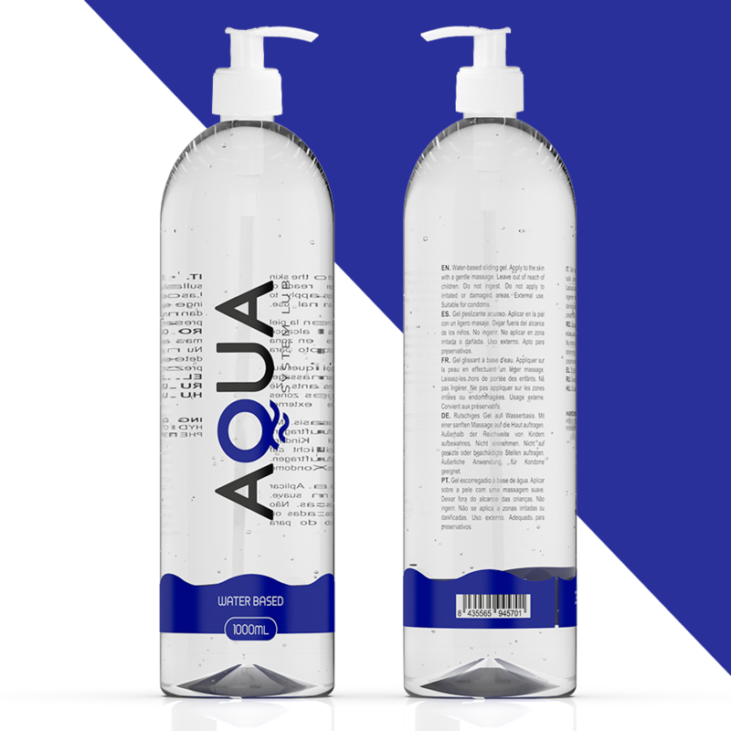 AQUA QUALITY - WATER BASED LUBRICANT 1000 ML - Amore24
