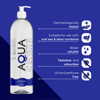 AQUA QUALITY - WATER BASED LUBRICANT 1000 ML - Amore24
