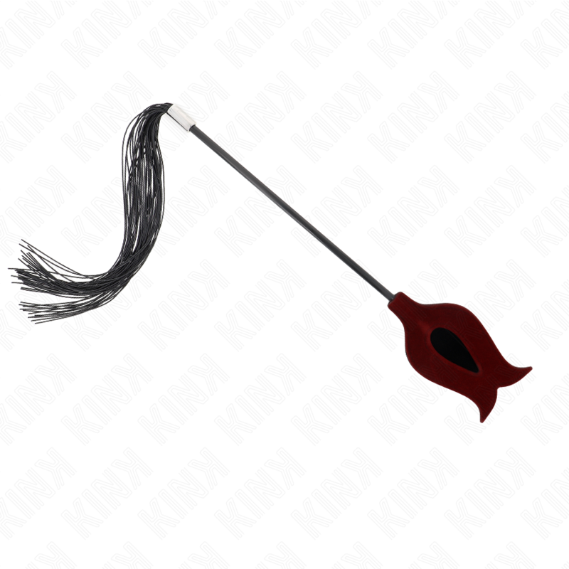 KINK - ROSE SHAPE SILICONE TASSEL WHIP 45 CM - Amore24