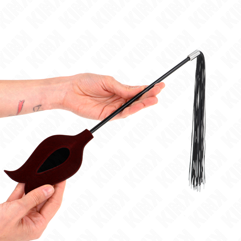KINK - ROSE SHAPE SILICONE TASSEL WHIP 45 CM - Amore24
