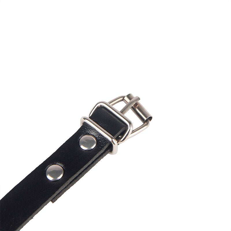 SUBBLIME - 953690 HANDCUFFS WITH BONDAGE BELT BLACK ONE SIZE - Amore24
