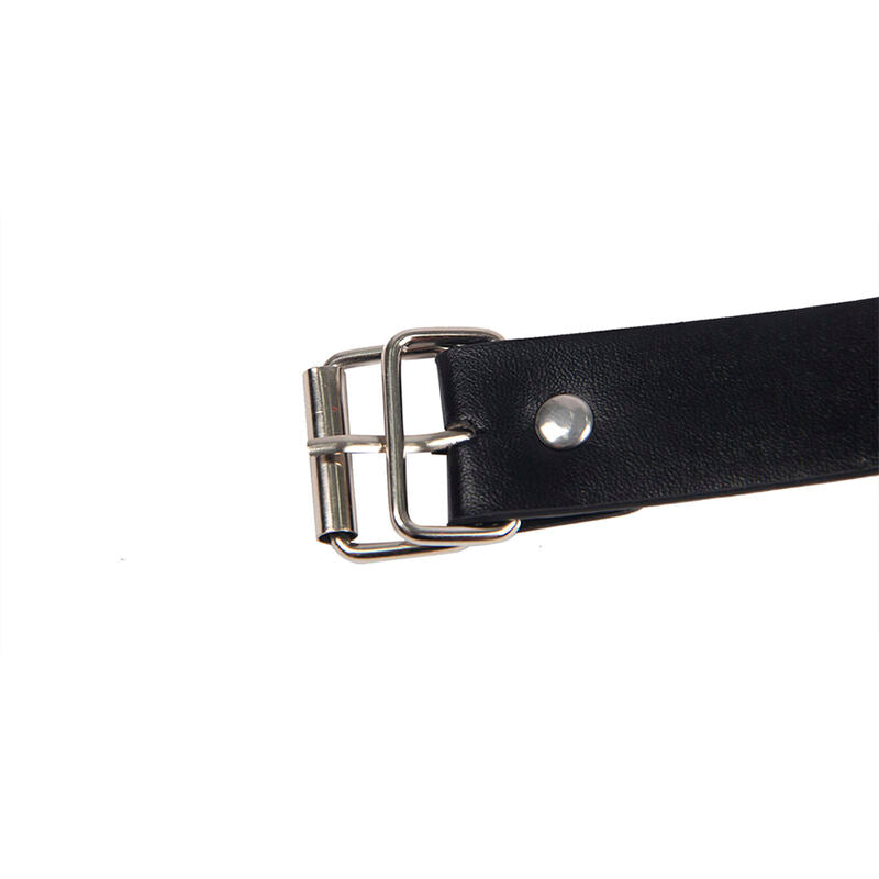 SUBBLIME - 953720 BONDAGE LEATHER STRAP BREAST CLAMPS BLACK ONE SIZE - Amore24
