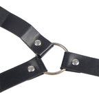 SUBBLIME - 953720 BONDAGE LEATHER STRAP BREAST CLAMPS BLACK ONE SIZE - Amore24