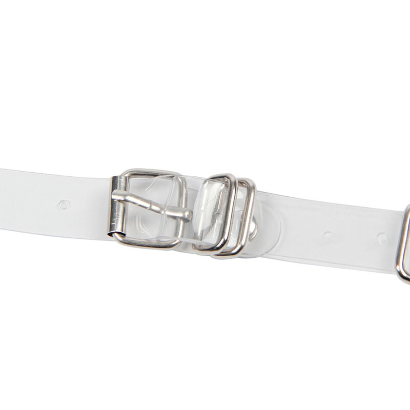 SUBBLIME - 953737 CHEST HARNESS WITH RINGS AND CHAINS SILVER ONE SIZE - Amore24