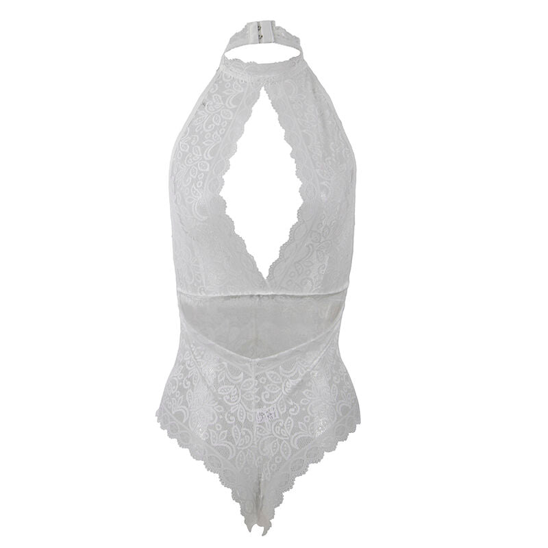 SUBBLIME - 953867 LACE BODYSUIT WHITE L/XL - Amore24