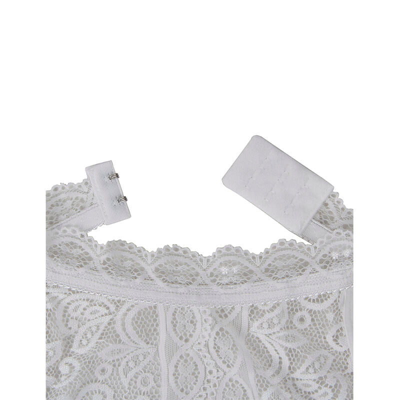 SUBBLIME - 953867 LACE BODYSUIT WHITE L/XL - Amore24
