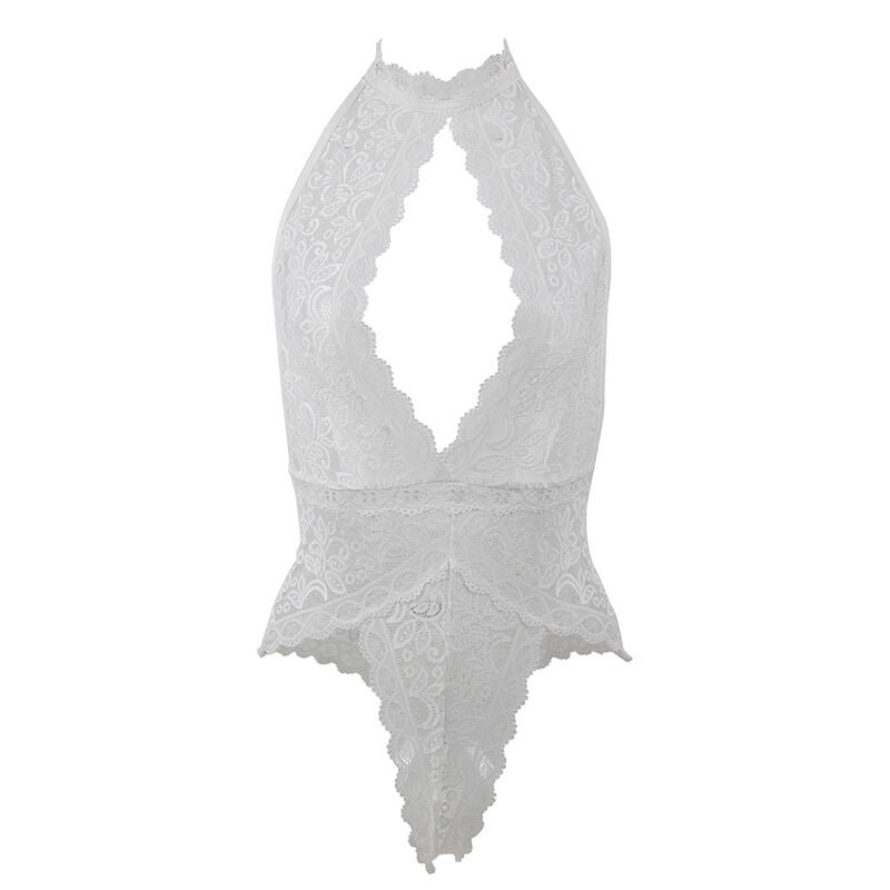 SUBBLIME - 953867 LACE BODYSUIT WHITE L/XL - Amore24