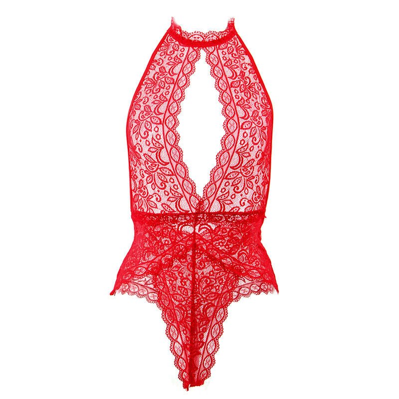 SUBBLIME - 953881 OPEN CUP BODYSUIT RED L/XL - Amore24