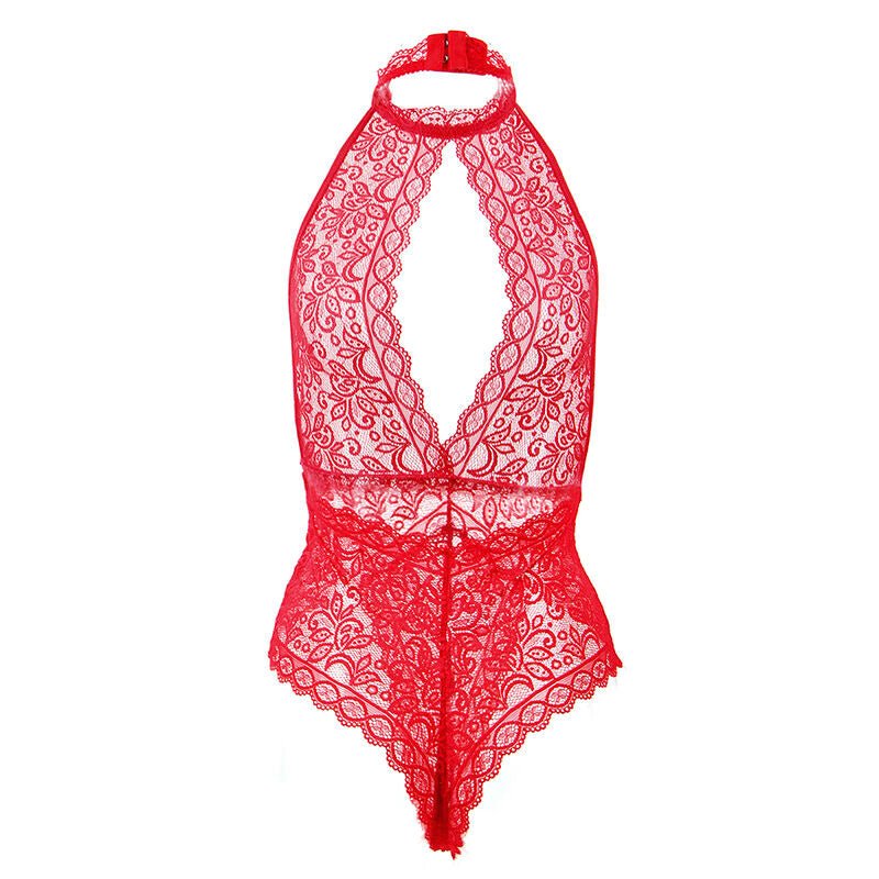 SUBBLIME - 953881 OPEN CUP BODYSUIT RED L/XL - Amore24