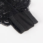 SUBBLIME - 953911 SILK AND LACE NIGHTGOWN + PANTIES BLACK S/M - Amore24