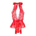 SUBBLIME - 953980 SEXY BODY WITH RUFFLES + BELT RED L/XL - Amore24