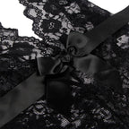 SUBBLIME - 930882 SEXY BODY WITH RUFFLES BLACK L/XL - Amore24