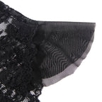 SUBBLIME - 930882 SEXY BODY WITH RUFFLES BLACK L/XL - Amore24