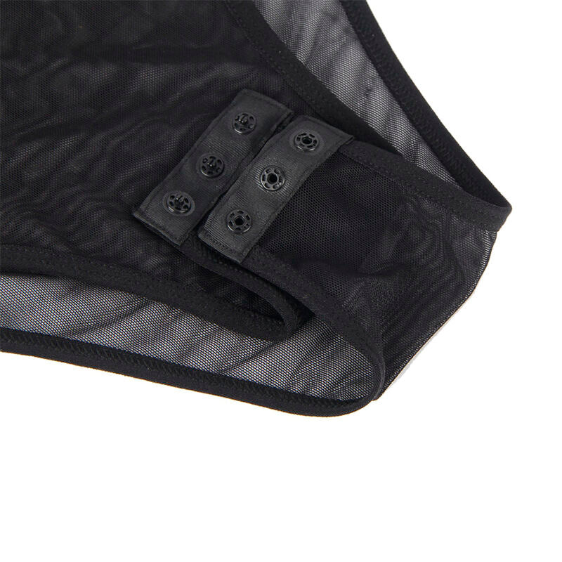 SUBBLIME - 954055 SEXY LACE BODYSUIT BLACK S/M - Amore24