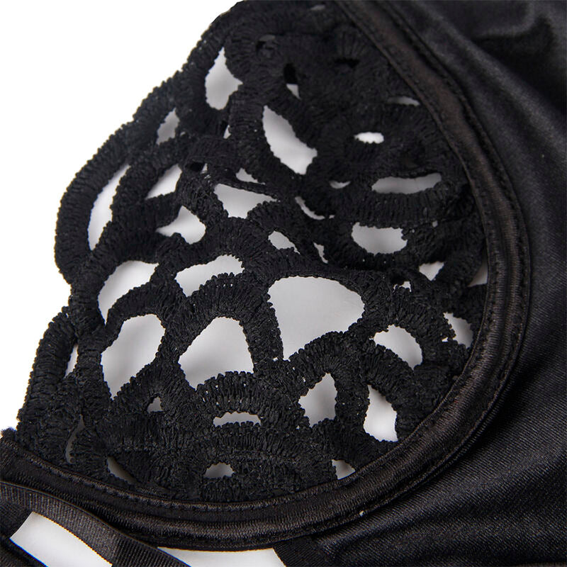 SUBBLIME - 954055 SEXY LACE BODYSUIT BLACK S/M - Amore24