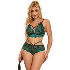 SUBBLIME - 954093 BRA + PANTIES LACE GREEN L/XL - Amore24