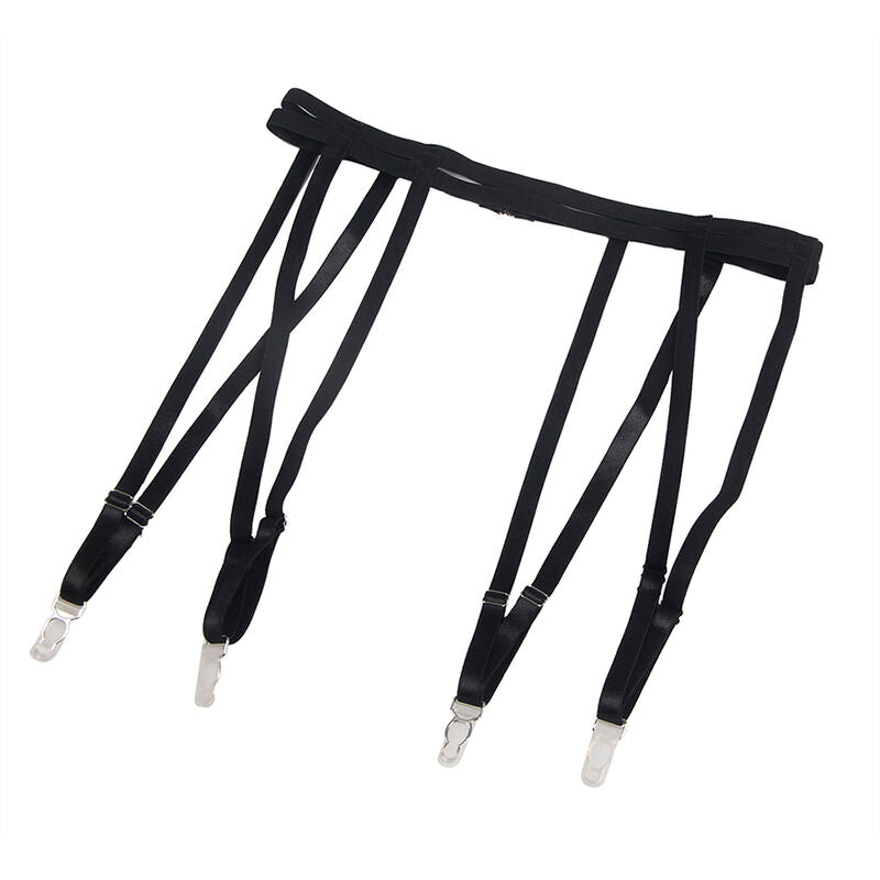 SUBBLIME - 954154 BODY WITH GARTER BELT BLACK L/XL - Amore24