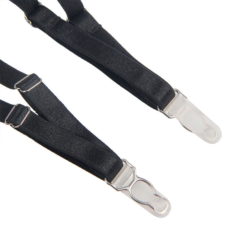 SUBBLIME - 954154 BODY WITH GARTER BELT BLACK L/XL - Amore24