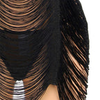 SUBBLIME - 954222 STRAPPY DRESS + THONG BLACK S/M - Amore24
