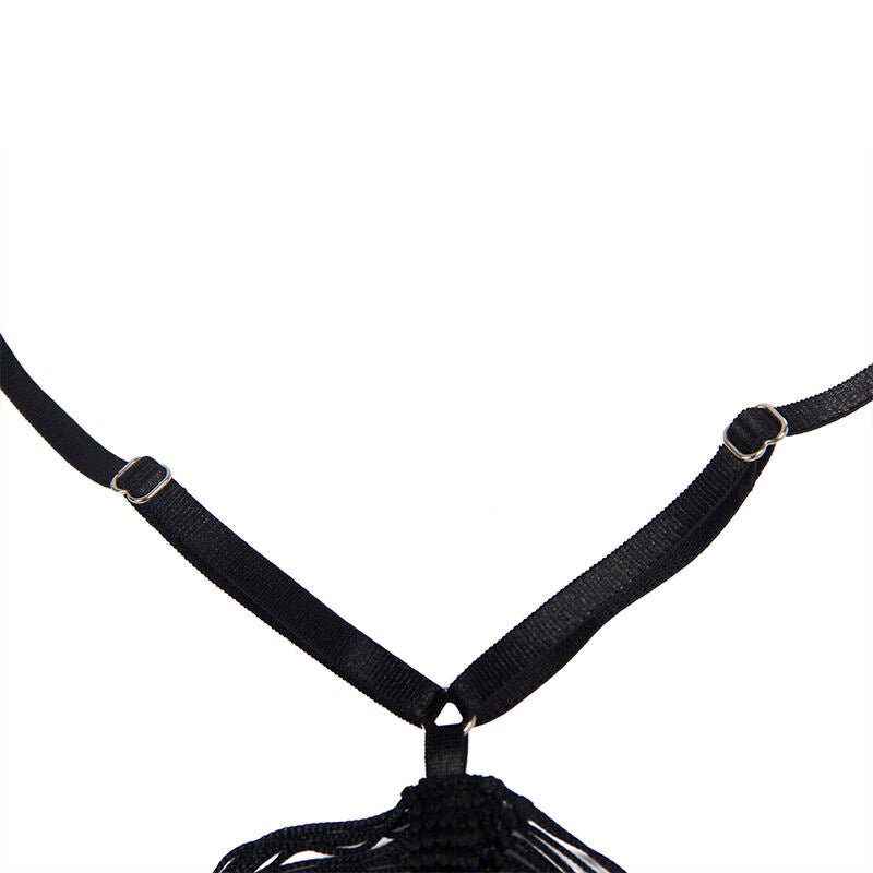 SUBBLIME - 954222 STRAPPY DRESS + THONG BLACK S/M - Amore24